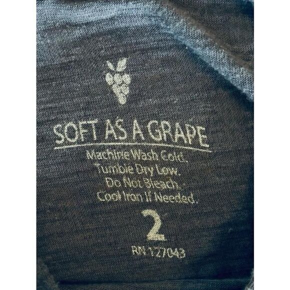 Soft As A Grape Women’s Size 2 Chicago Navy Pier Lightweight Hoodie • Drawstring - Picture 11 of 13